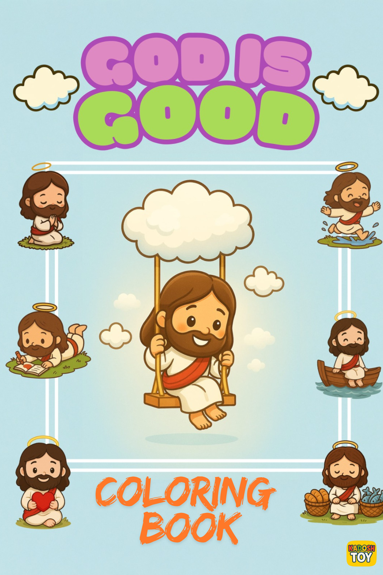 god is good Christian Colouring Book