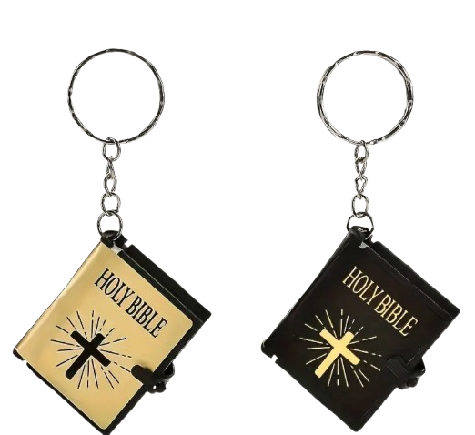 ✨ Mini Holy Bible Keychain – A Symbol of Faith to Carry with You ✨