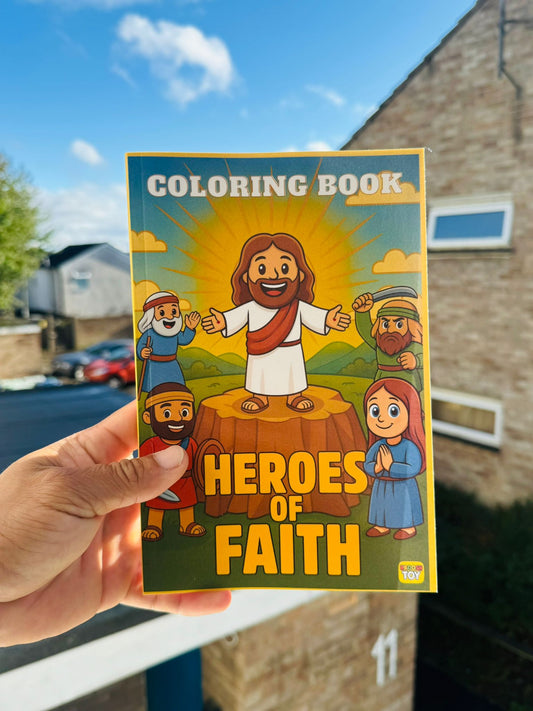 heroes of faith - coloring book