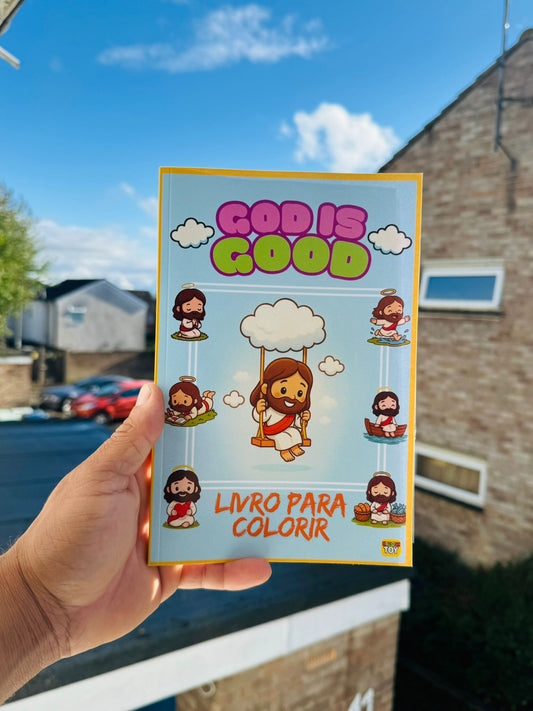 🇧🇷 🇵🇹 Good – Christian Colouring Book  (Portuguese Version)
