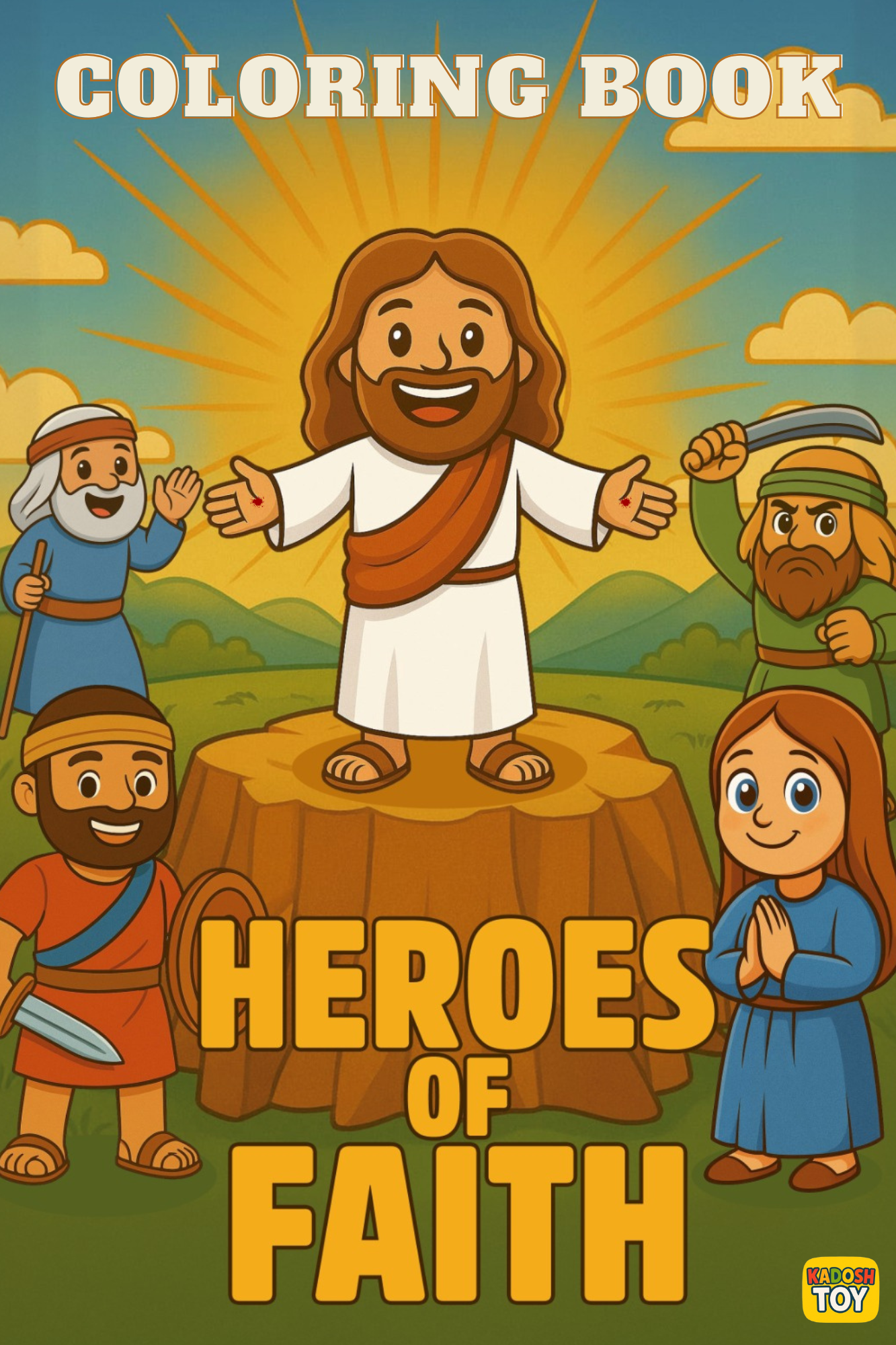 heroes of faith - coloring book